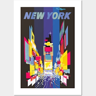 Vintage Travel Poster, Fly New York Posters and Art